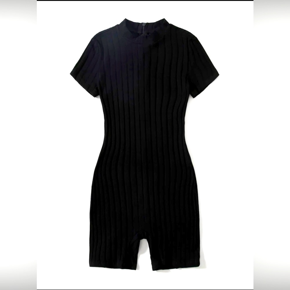 Shien ribbed romper